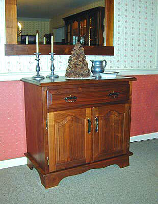 Walnut traditional server