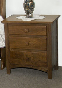 mission 3 drawer dresser