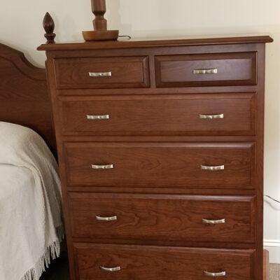 6 drawer chest of drawers handcrafted in cherry wood