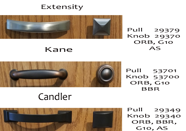 Hardware styles extensity, kane, candler at georges furniture lancaster PA