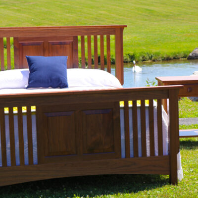 Mission Raised Panel Bed