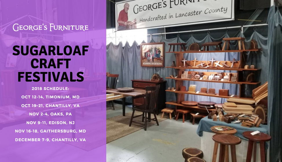 George’s Furniture featured at Sugarloaf’s fall crafts shows