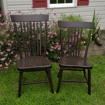 Tall and regular height chair back