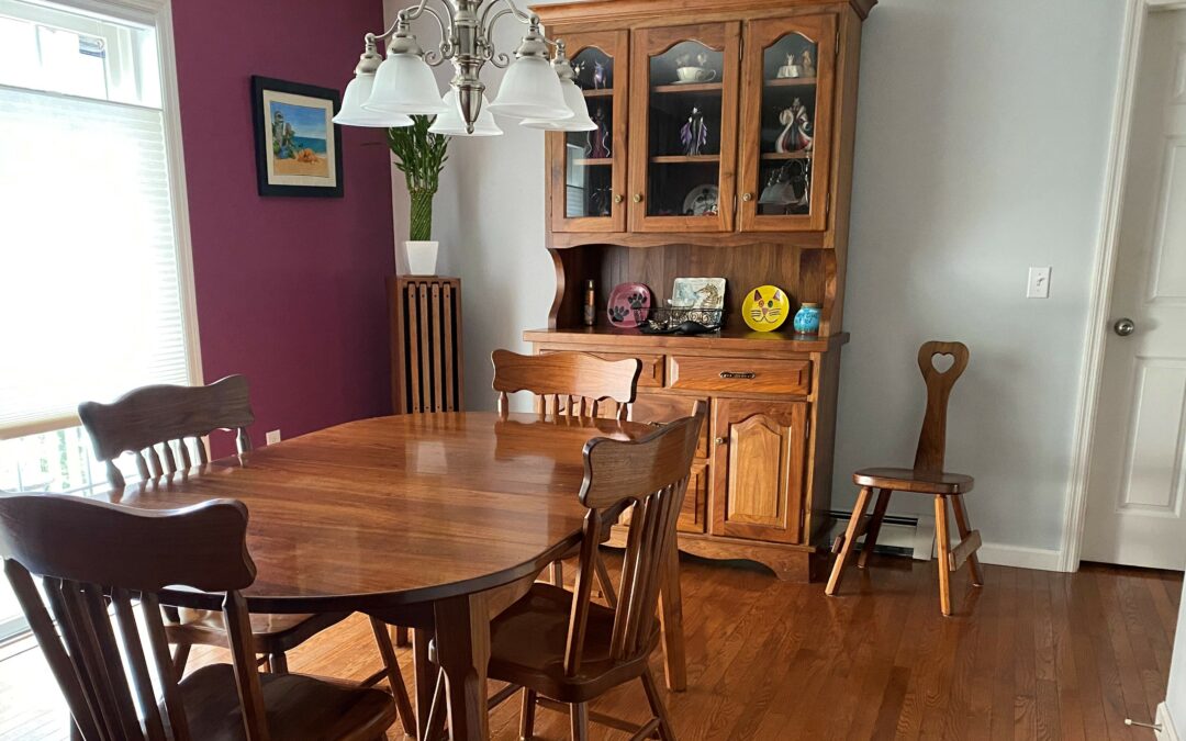 Lancaster Table & Seating Mahogany Wood Chiavari Chair with Black Cushion