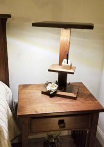 cascading levered construction style end table or desk lamp  furniture store in lancaster york