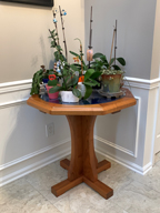 octagon shape end table, side table