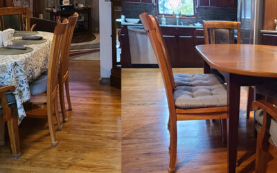 Can a solid wood table be refinished