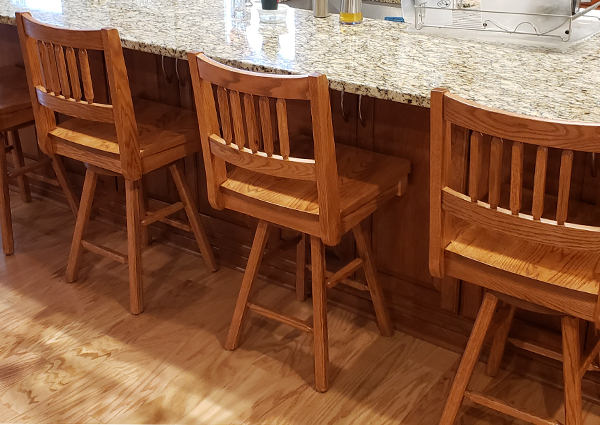 Ladderback bar stool