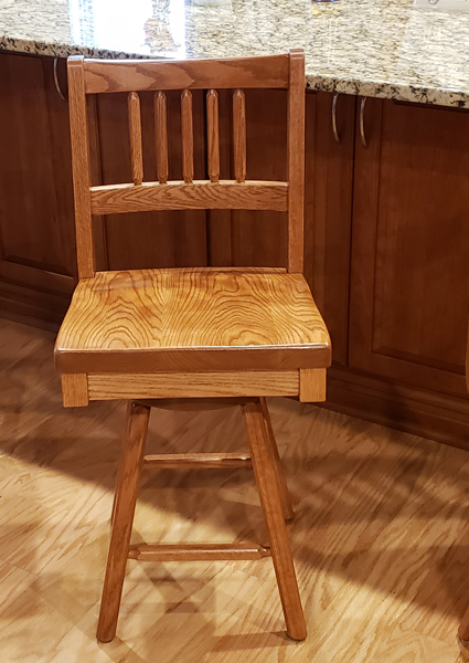 Ladderback bar stool