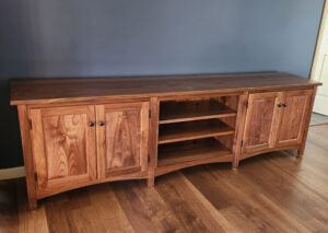 mission console entertainment TV stand