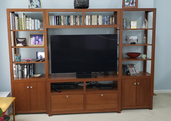 Modern Entertainment Georges Furniture Lancaster County PA   Open Shelf Bookcase Web 