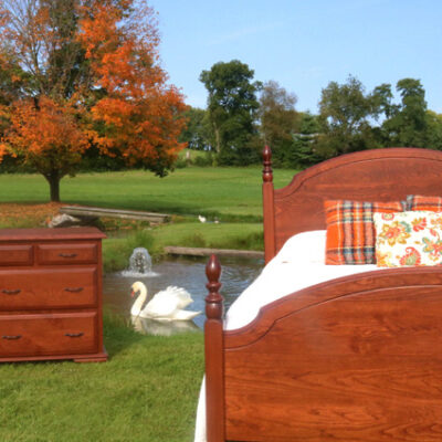 cherry bedroom handcrafted furniture lancaster