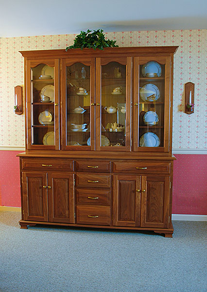 Traditional 72 Display Hutch | Georges Furniture | Lancaster County, PA