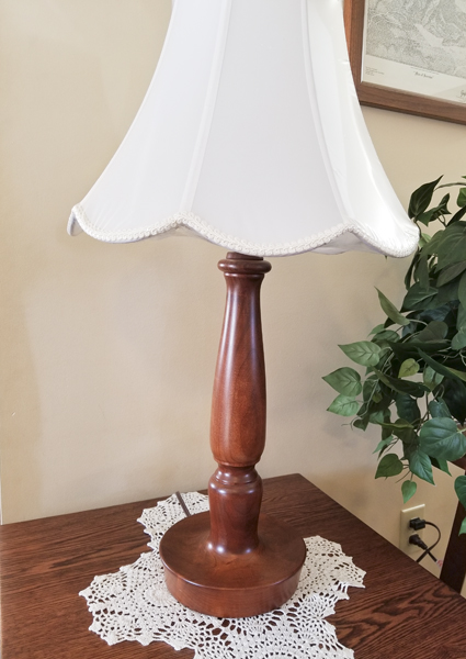 Hand Turned Lamp | Georges Furniture | Lancaster County, PA